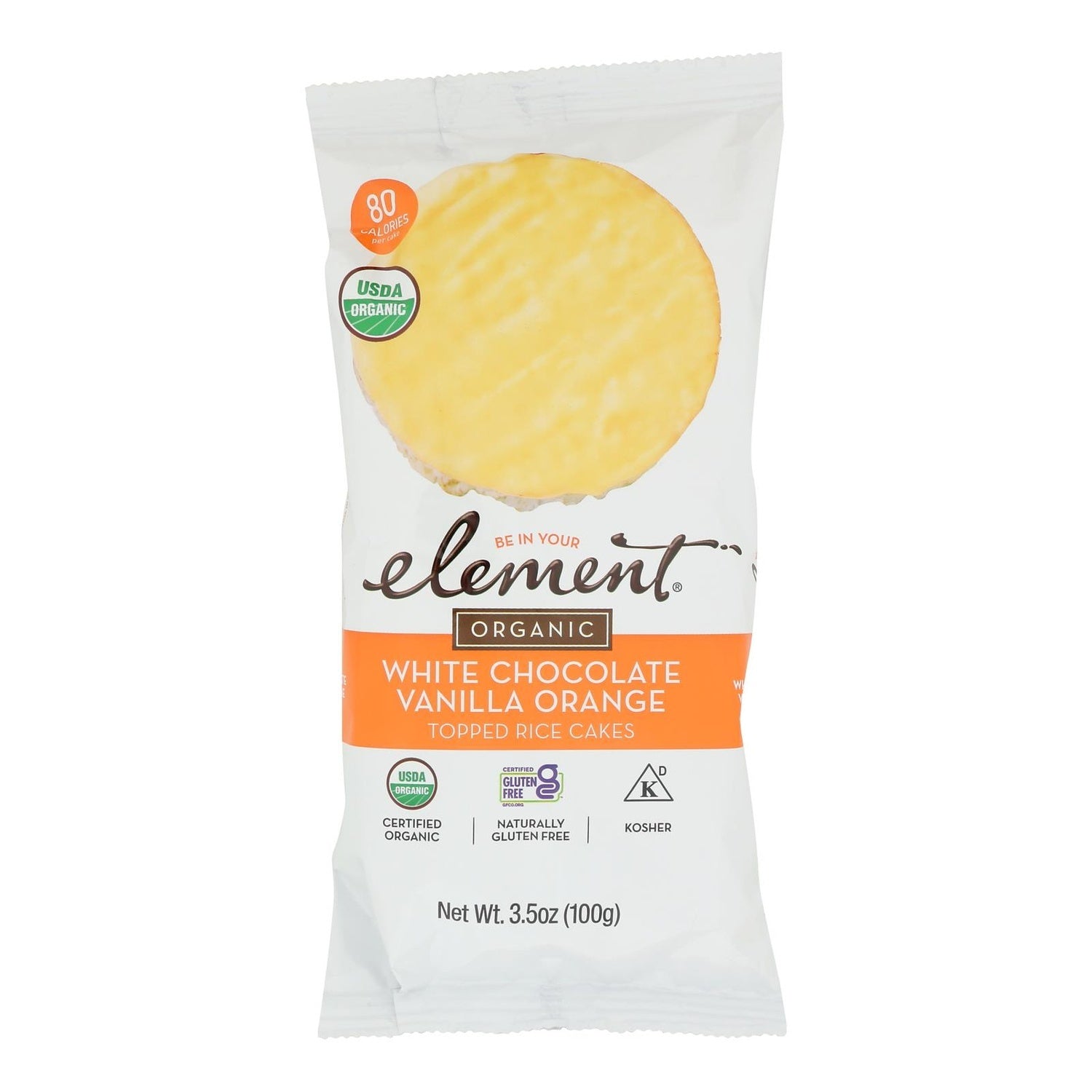 6-PACK OF SNACK RICE VANILLA ORANGE