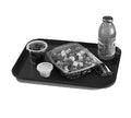 EA-PACK OF TRAY FOOD PLAS 14X18-BLACK