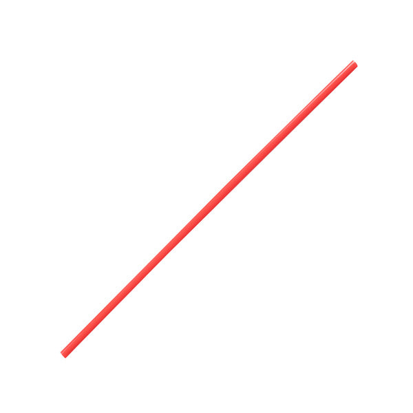 10000-PACK OF Straw Unwrp Karat 10,000 ct Stir Straws | Red (0.12" x 5.25")