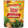12-PACK OF Texas Toast Garlic And Butter Crouton Bag New York Bakery, 12 - 5 Oz