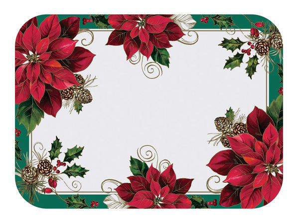 1000-PACK OF MAT TRAY TRAD POINSETTIA