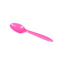 1000-PACK OF Teaspoon Plastic Karat 1,000 ct PP Plastic Medium Weight Tea Spoons, Pink