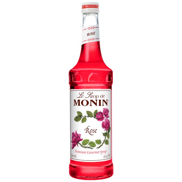 4- PACK OF Syrup Rose Glass Bottle 4 X 750 Ml