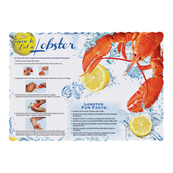 1-PACK OF PLACEMAT PAPER LBSTR FACTS