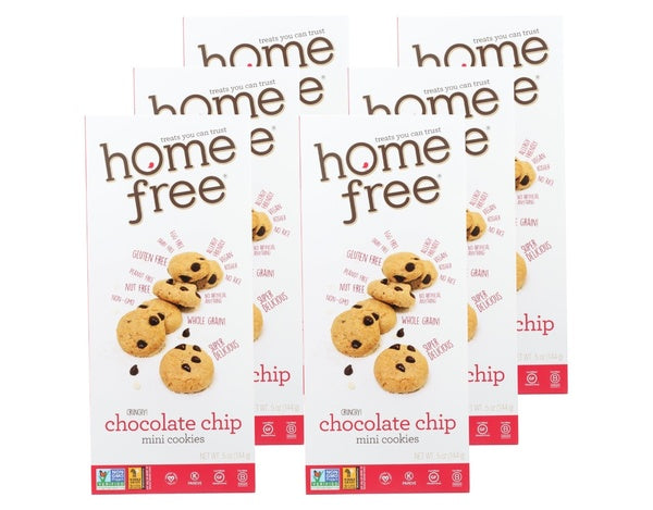 6-PACK OF Cookie Chip Chocolate Chip Home Free 5 oz