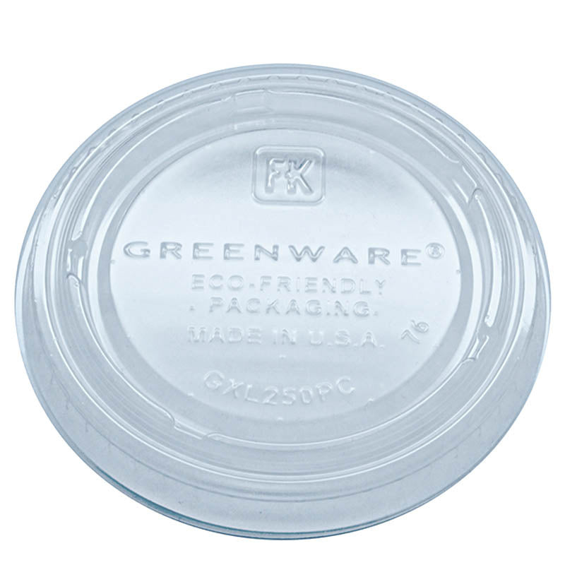 2000-PACK OF CUP/LID PLA Lids | Fits 2 oz Greenware Portion Cups | 2000 count
