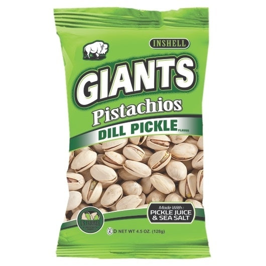 8-PACK OF Giants Pistachios Dill Pickle Giant Snacks Inc, 8 - 4.5 Oz