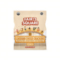 108-PACK OF Snack Crackers, Organic Cheddar Cheeze 1 oz, Fair and Square