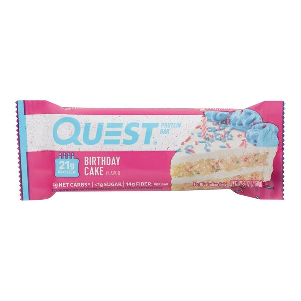 12-PACK OF BAR ENERGY BIRTHDAY CAKE