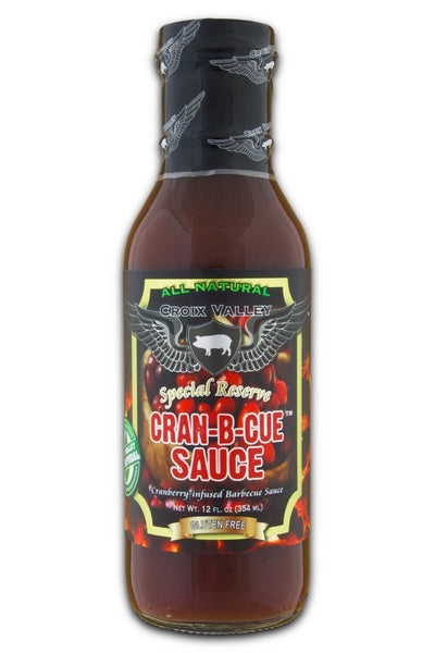 12-PACK OF Sauce Cran B Cue, CroixValley