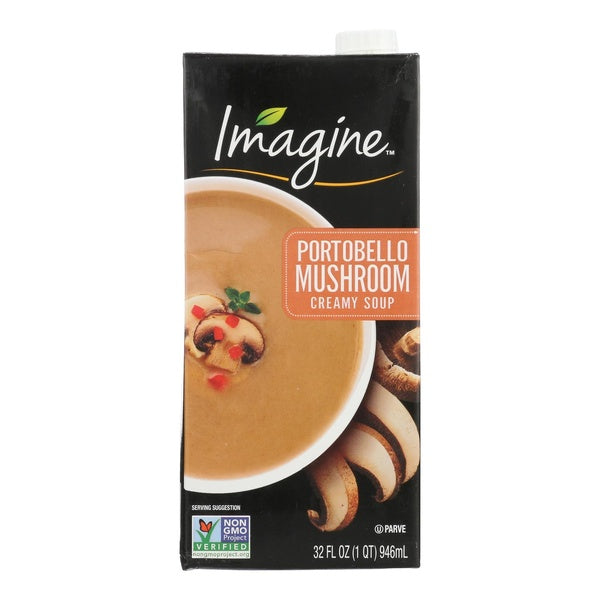 6-PACK OF Soup Creamy Portobello Mushroom Imagine 32 fz