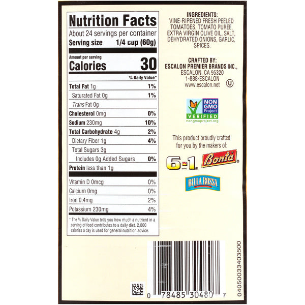 6-PACK OF SAUCE TOMATO STARTER SUGO DI P