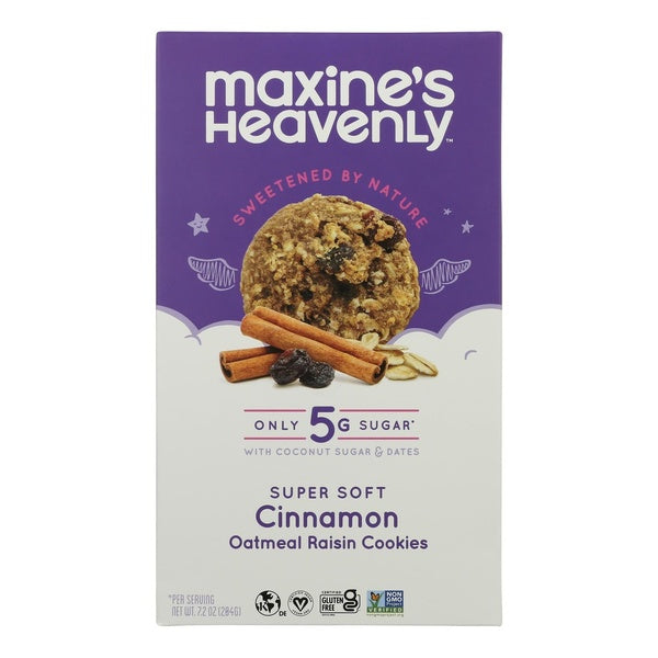 8-PACK OF Cookies Cinnamon Oatmeal Raisin, Maxine's Heavenly