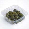 675-PACK OF Container Food 8 oz Compostable PLA Square Deli Containers | Good Natured Products | 675 count