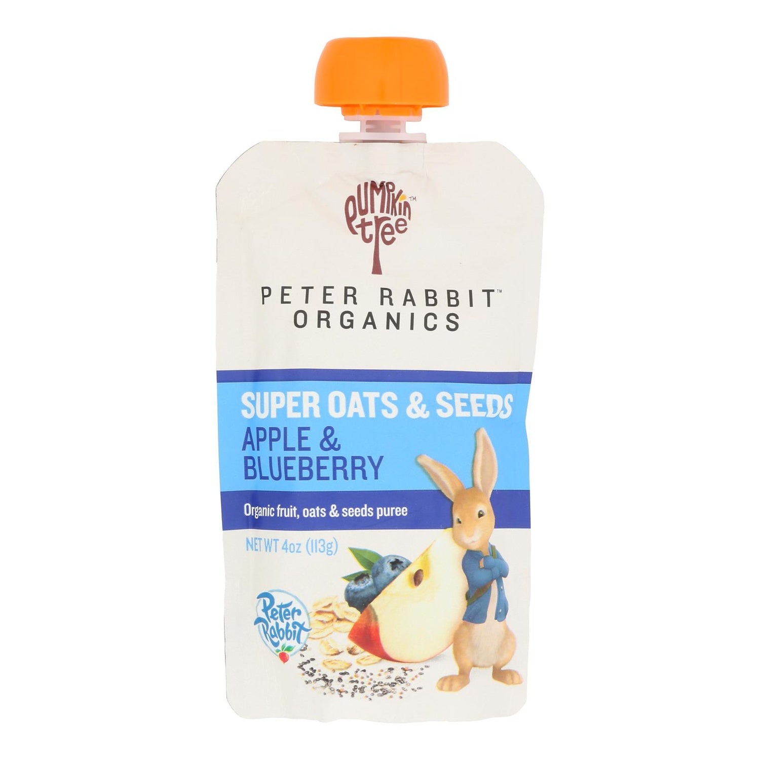 10-PACK OF FOOD BABY APPLE AND BLUEBERRY