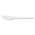 1000-PACK OF Vegware VW-KN6.5 Eco-Friendly Compostable CPLA Knives - White (Pack of 1000)
