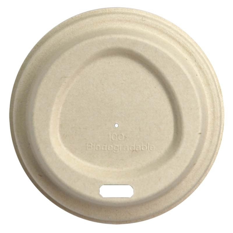 1000-PACK OF CUP/LID FIBER 8 oz World Centric Compostable Hot Coffee Cup Sip Lids Unbranded | 1000 count