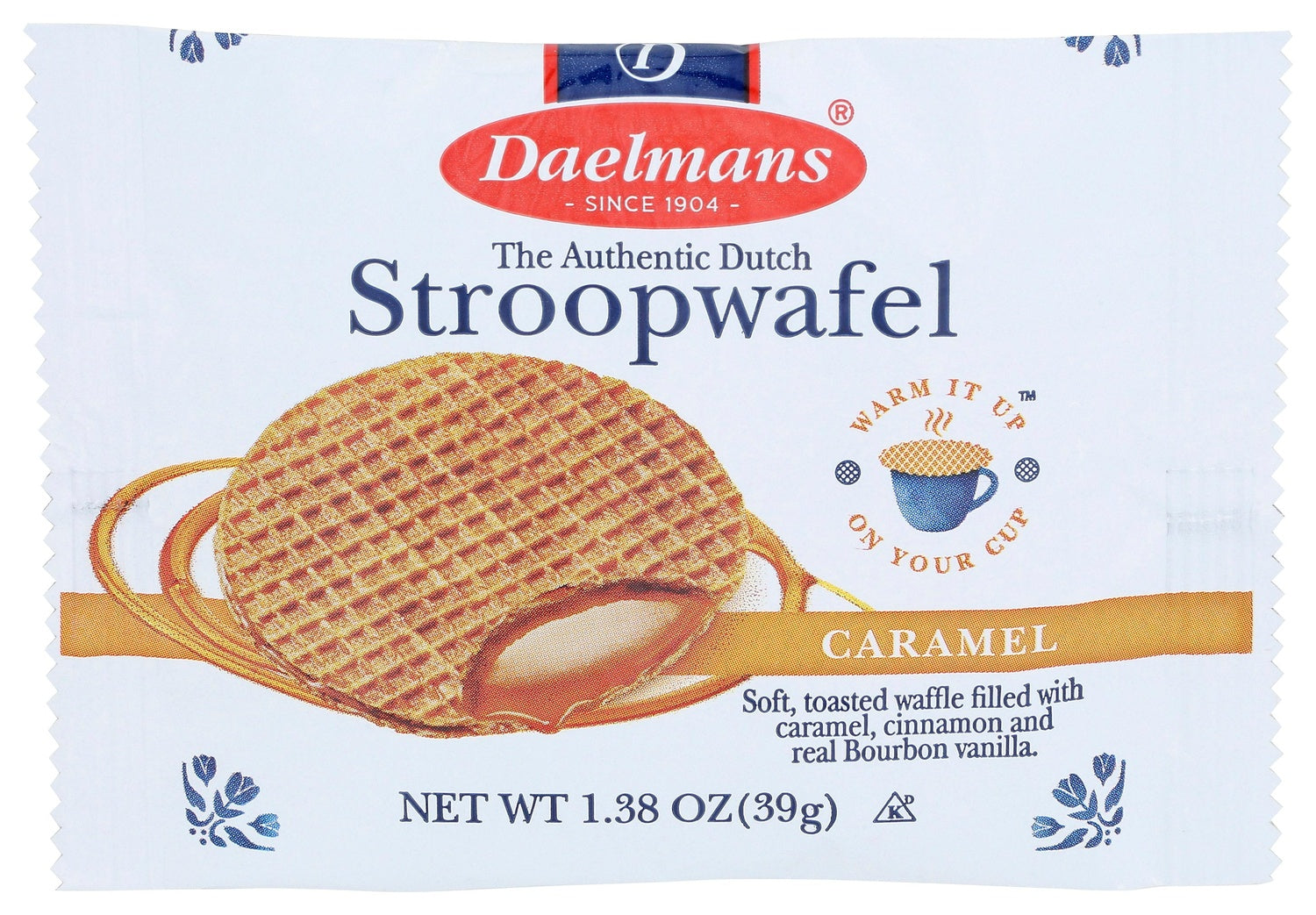 24-PACK OF WAFFLE DUTCH STROOPWAFELS, CARAMEL
