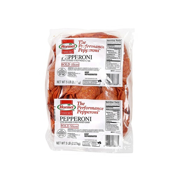 5 LB-PACK OF PEPPERONI SLICED BOLD 14CT FSH