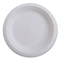 500-PACK OF Plate Eco-Products Vanguard Renewable Sugarcane Plates - 10 Inch Compostable and Microwave Safe - 500 Count Carton - Eco-Friendly Dinnerware