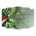 1-PACK OF PLACEMAT PAPER HOLLY GREETING
