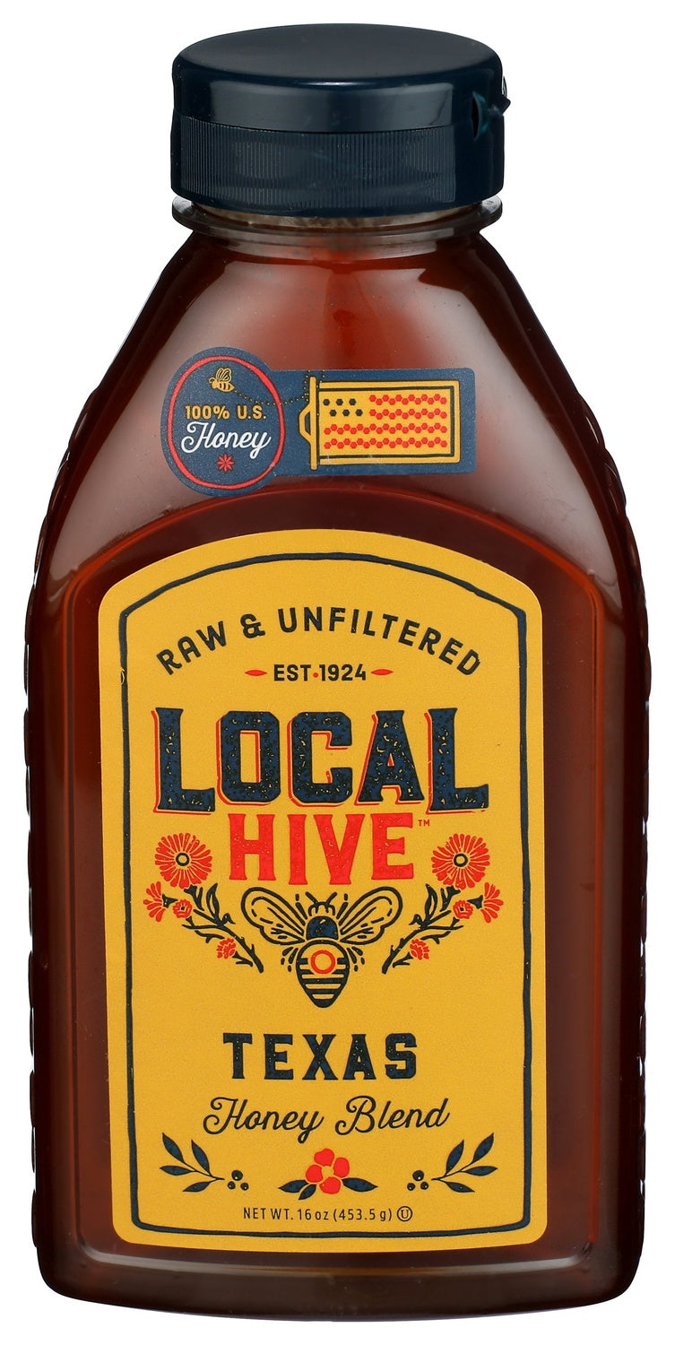 6-PACK OF HONEY RAW TEXAS HONEY BLEND