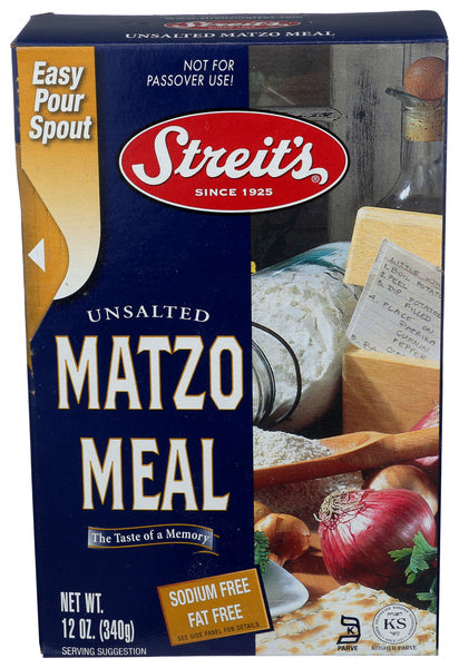 18-PACK OF MATZO MEAL UNSALTED 12 OUNCE - CASE OF 18