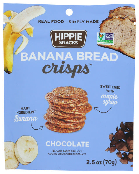 8-PACK OF Banana Dried Hippie Snacks 2.5 oz