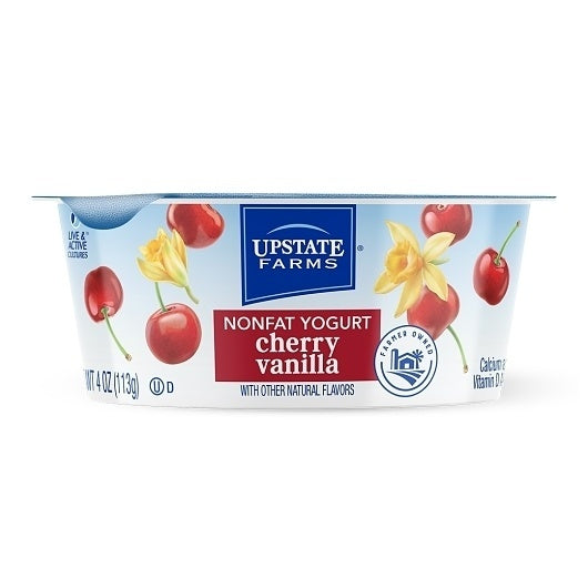 48-PACK OF Nonfat Cherry Vanilla Yogurt Upstate Farms, 48 - 4 Oz