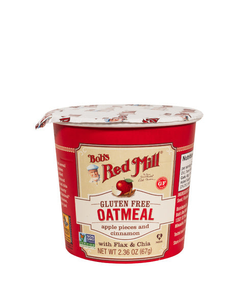 12-PACK OF CEREAL OATMEAL CUP FLAX APL CI