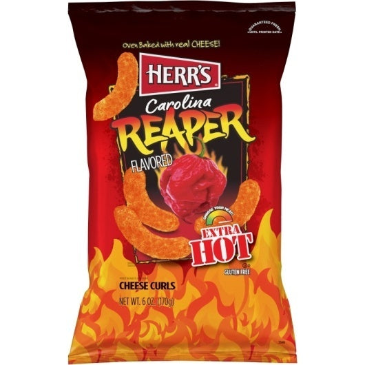 12-PACK OF Carolina Reaper Hot Herr'S (Snacks), 12 - 6 Oz
