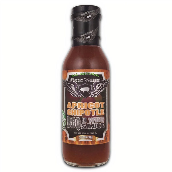 12-PACK OF Sauce BBQ Apricot Chipotle Wing, Croix Valley