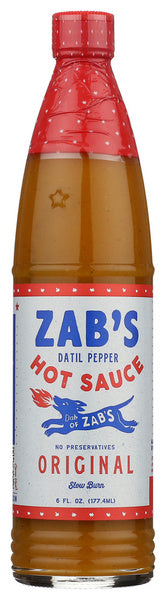 6-PACK OF Sauce Hot Zabs 6 fo