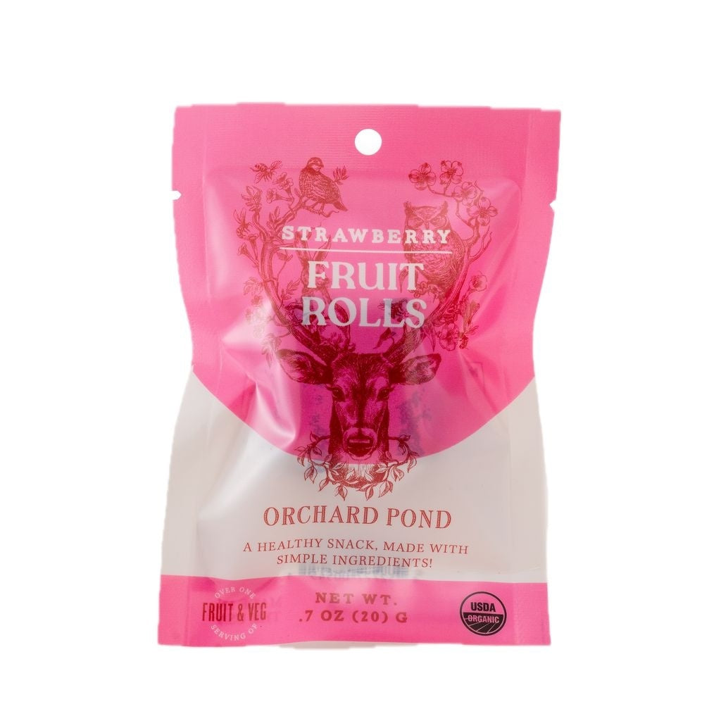 24-PACK OF Snack Dried Fruit Roll Up, Orchard Pond