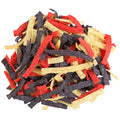 10-PACK OF TORTILLA STRIP TRICOLOR FRIED