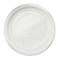 2000-PACK OF CUP PORTION World Centric Compostable PLA Lids | Fits 2-4 oz Portion Cups | 2000 count