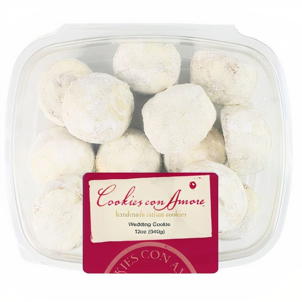 6-PACK OF Cookie Wedding Clamshell, Cookies Con Amore