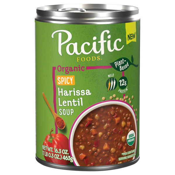 12-PACK OF SOUP LENTIL SPICY HARISSA FLAVOR CASE OF 12