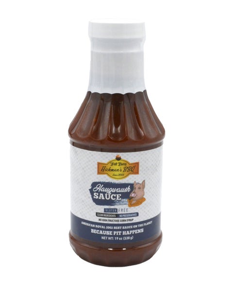 6-PACK OF Sauce BBQ Haugwaush, Fat Boy BBQ, Bar B Que Specialties