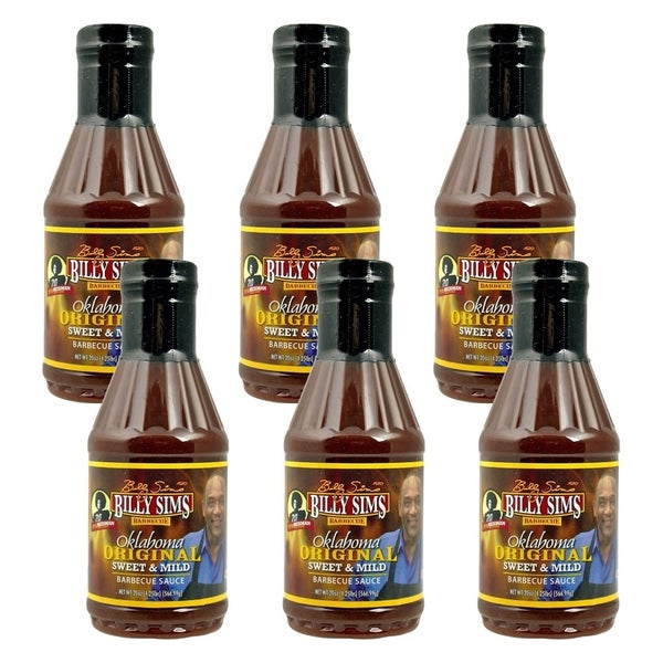 6-PACK OF Sauce Bbq Oklahoma Sweet Billy Slms 20 oz