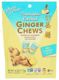 12-PACK OF CANDY FRUIT GINGER CHEWS 4 OUNCE - CASE OF 12