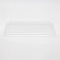 10-PACK OF Container Disp Clear Plastic Rectangular Lid