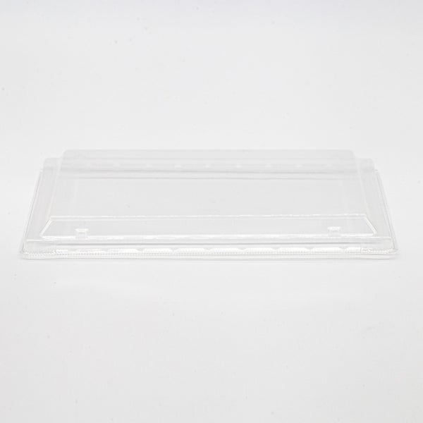 10-PACK OF Container Disp Clear Plastic Rectangular Lid