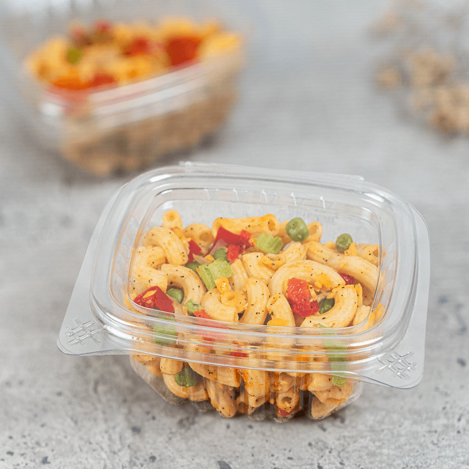 400-PACK OF Container Takeout Karat 400 ct 6 oz Hinged Deli Container | PET