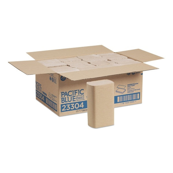 16-PACK OF Georgia Pacific Professional 23304 Pacific Blue M-Fold Paper Towels - 1-Ply, 9.2 x 9.4 inches, 16 Packs per Carton - Essential for Any Facility