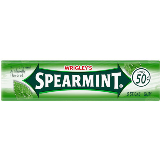 800-PACK OF Spearmint Gum Wrigley, 20 - 40 - 5 Pc