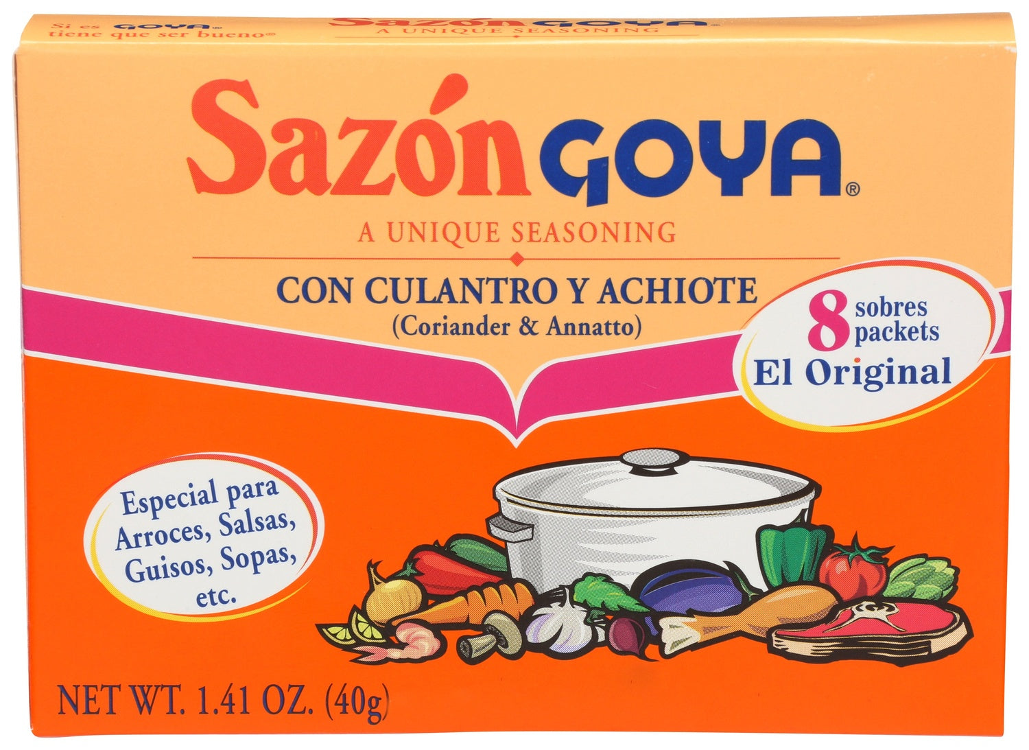 36-PACK OF SEASONING ASSORTED CON CULANTRO Y ACHIOTE