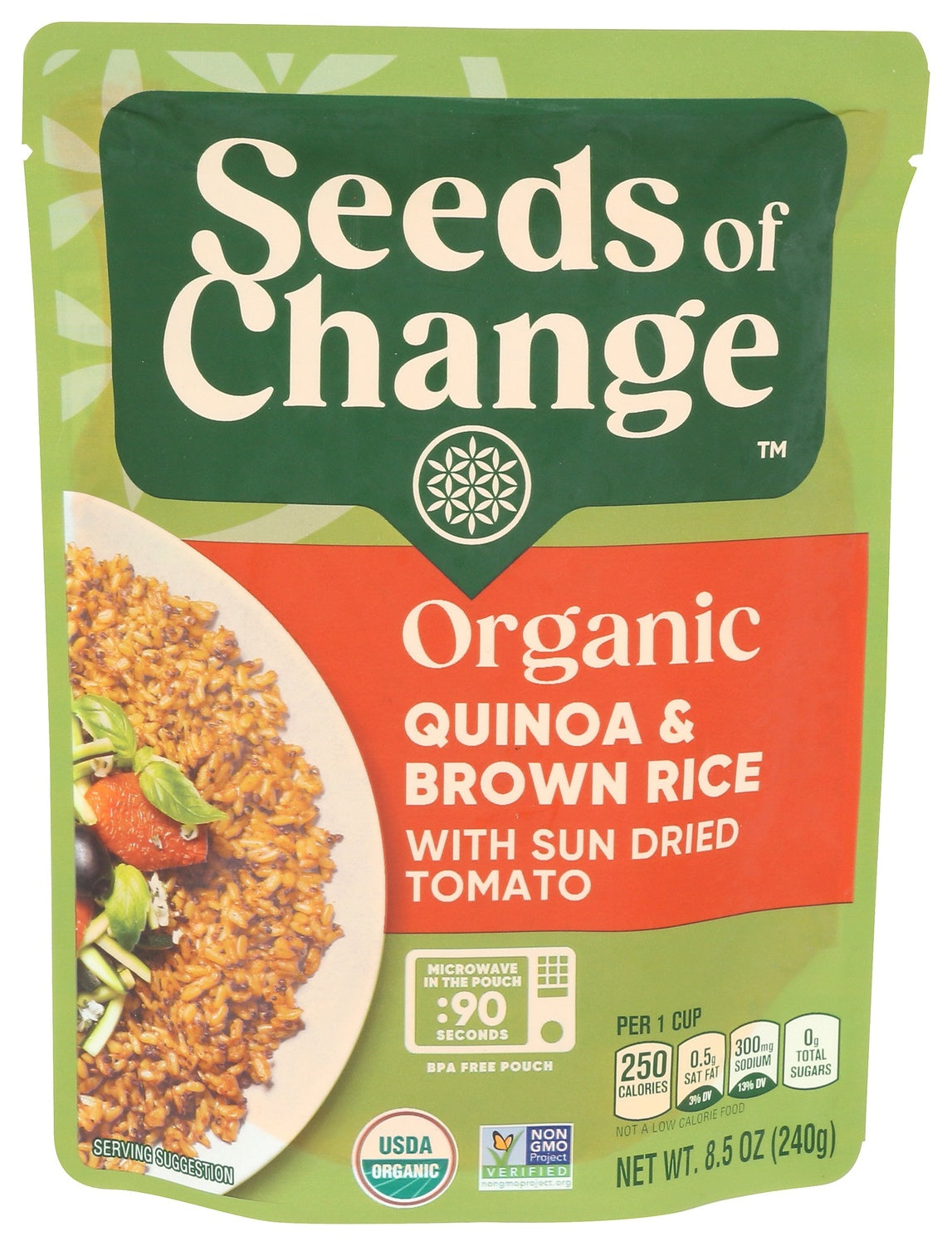 12-PACK OF GRAIN BLEND ORGANIC QUINOA AND BROWN RICE