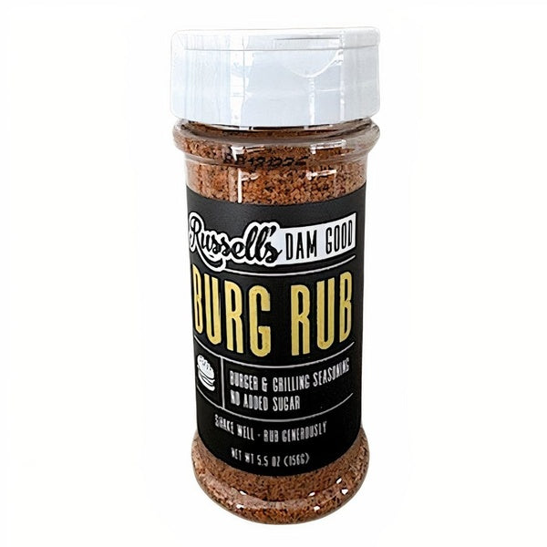 12-PACK OF Seasoning, Dam Good Burg Rub, Russell's BBQ