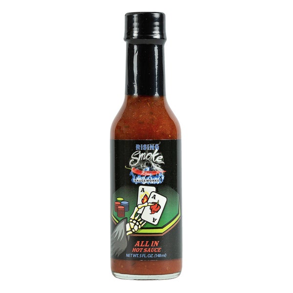 12-PACK OF Sauce Hot All In, Rising Smoke Sauceworks